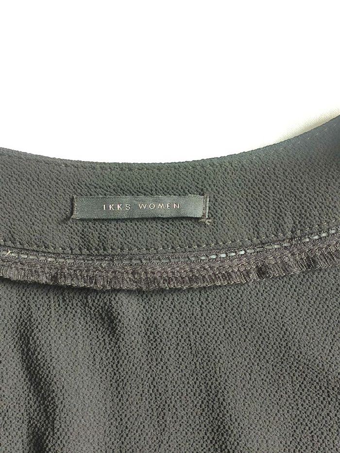 Tunique noire IKKS women cache cœur /jupe portefeuille 36 très bon état - photo numéro 8