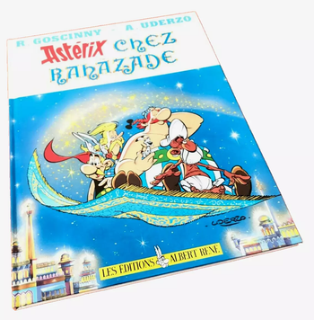 BD  René Goscinny / Alberto Uderzo Astérix chez Rahàzad (1987)