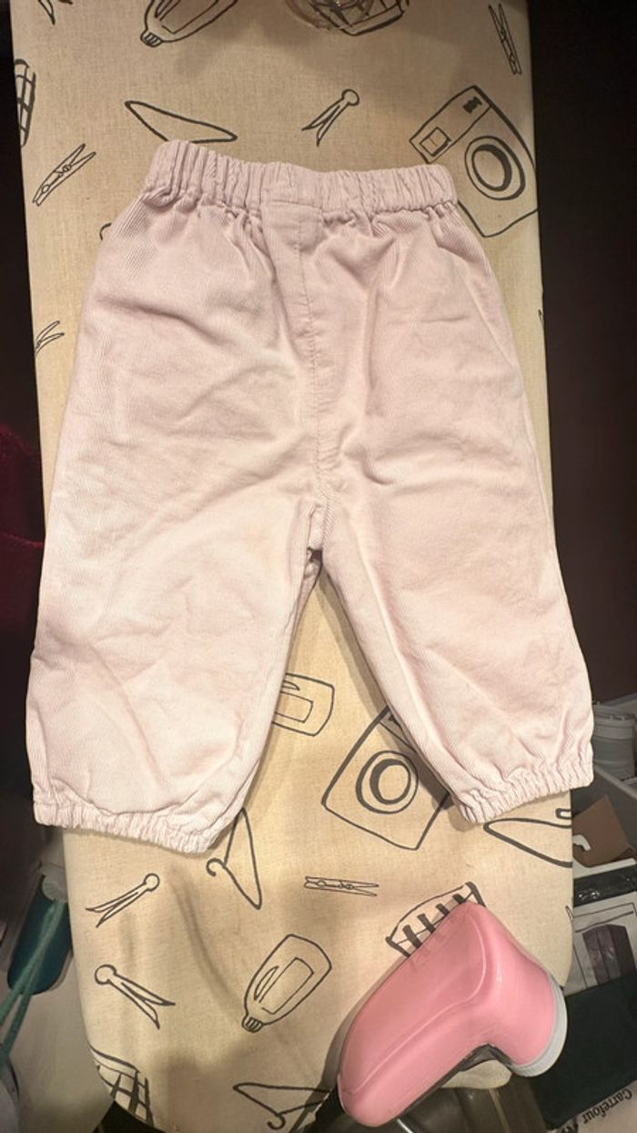 Pantalon rose Cyrillus 18 mois BE (4€) - photo numéro 3