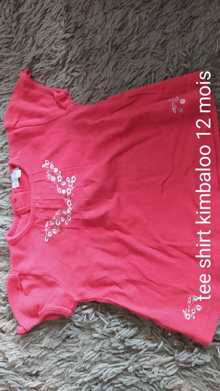 Tee shirt kimbaloo 12 mois