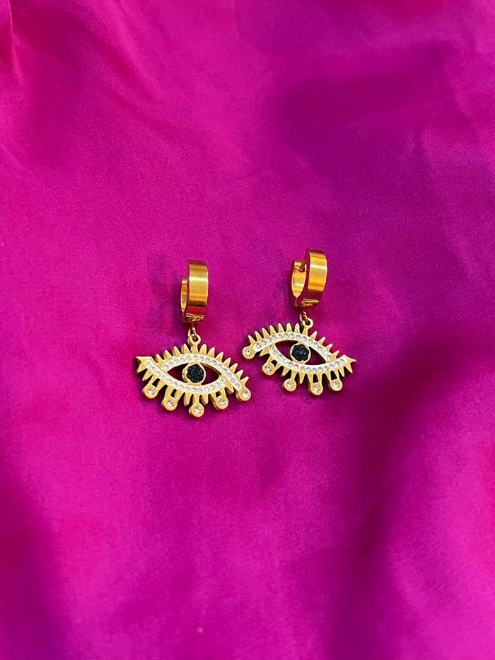 Boucles d’oreilles tendances acier inoxydable - photo numéro 2