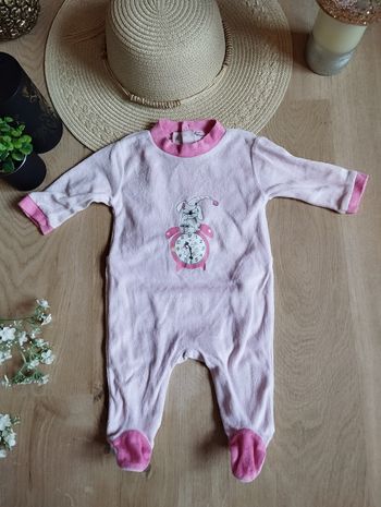 Pyjama velours petit lapin 