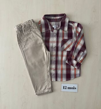Ensemble bébé garçon 12 mois