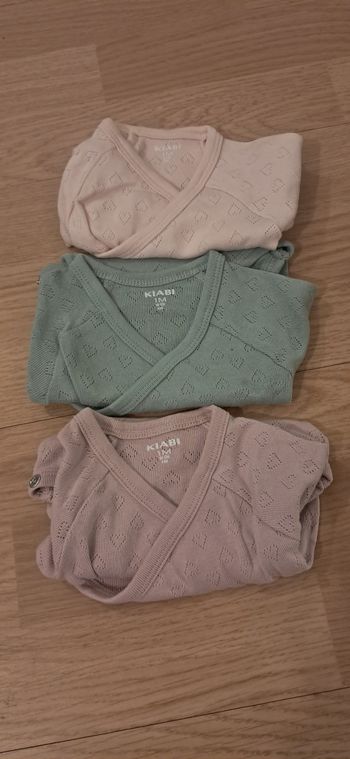 Body ajustable été fille 1 mois