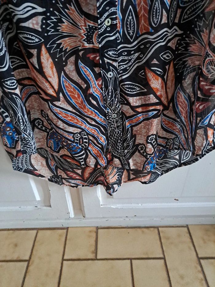 Blouse sans manche chemise  36 S H&M - photo numéro 7