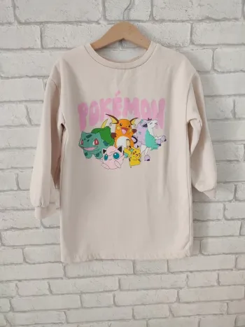 Robe sweat douillette Pokémon H&M - 4/6 ans