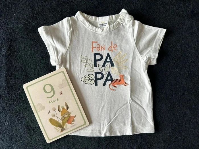 Lot 3 haut t-shirts manches courtes 9 mois TAO - photo numéro 4