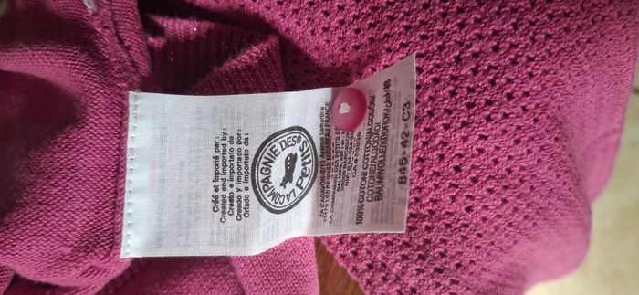 Gilet mauve marque la Compagnie des petits taille 5 ans - photo numéro 4