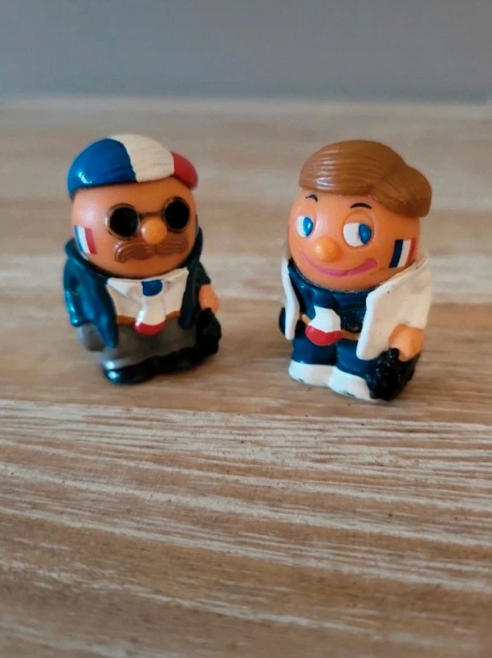 Lot de 2 figurines Kinder Fan de foot 2002 calendrier de l'avent Noël piñata anniversaire