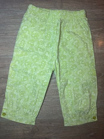 Pantalon vert anis ./