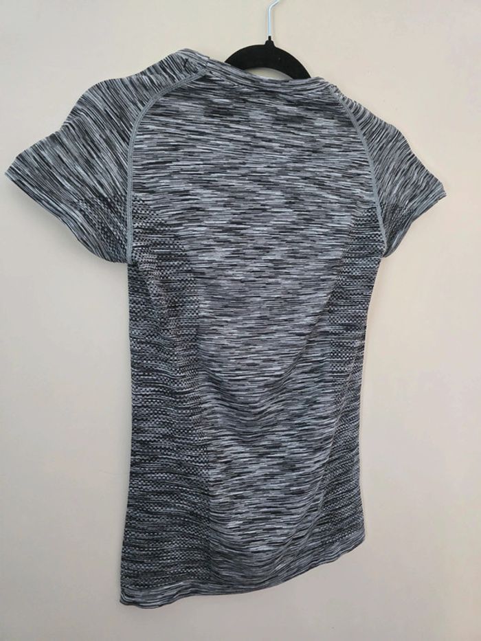 t-shirt sport femme stedman seamless gris s respirant fitness - photo numéro 5