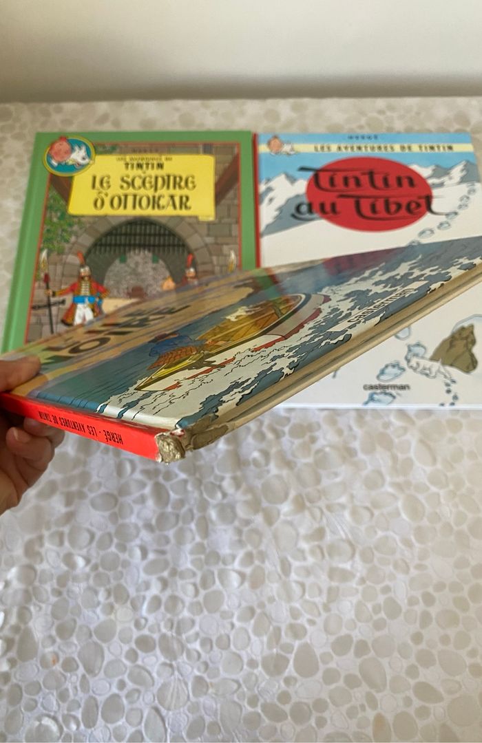 Lot de 3 BD s les aventures de  tintin - photo numéro 4