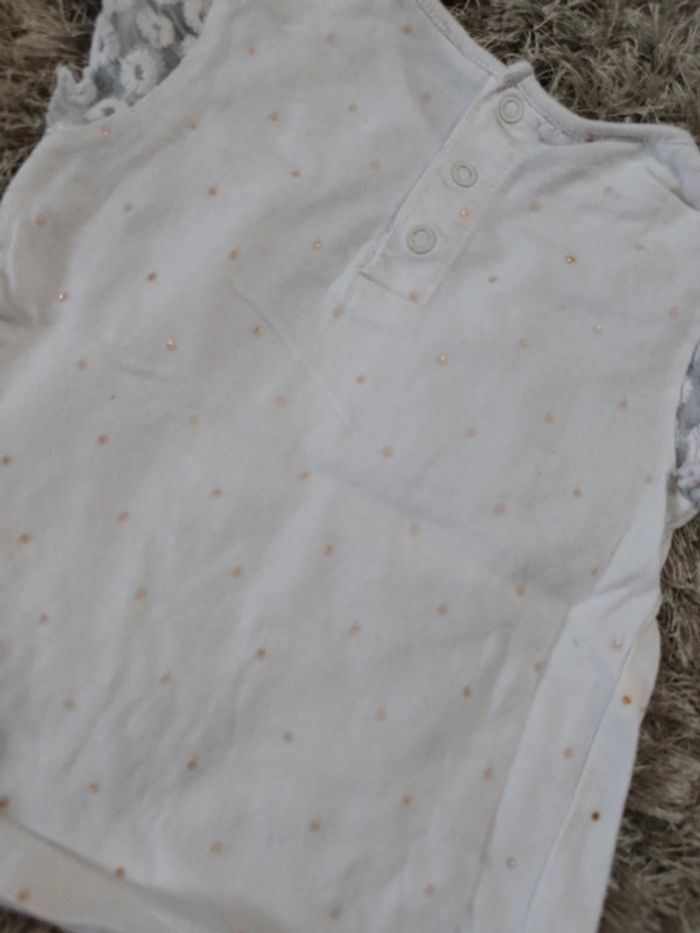 Lot de t-shirt bébé fille taille 6 mois été - photo numéro 6