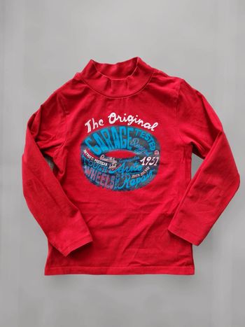 T-shirt manches longues col montant