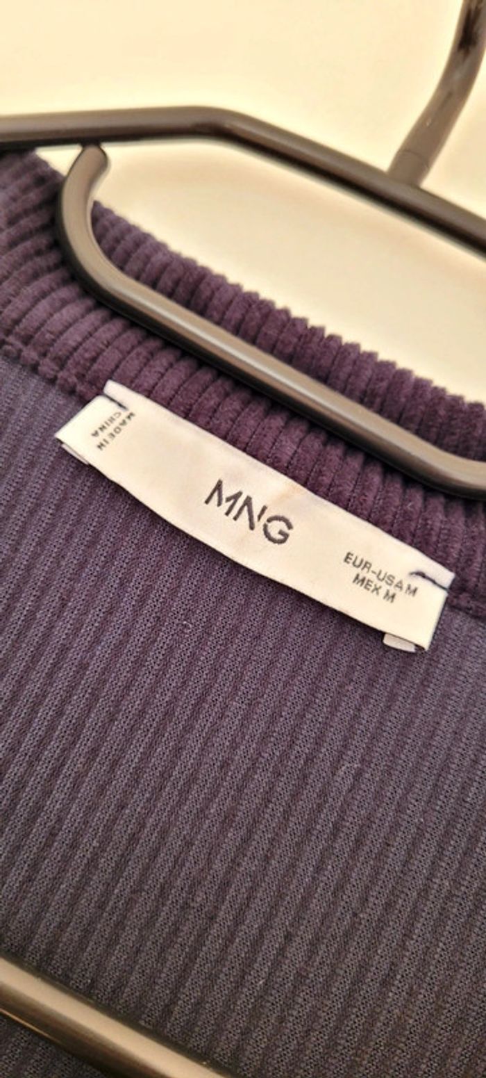 Pull noir effet velours Mango Taille M Neuf - photo numéro 5