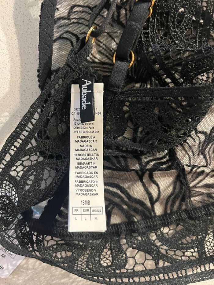Aubade- Brassière Triangle Noir Taille 4 L - photo numéro 4