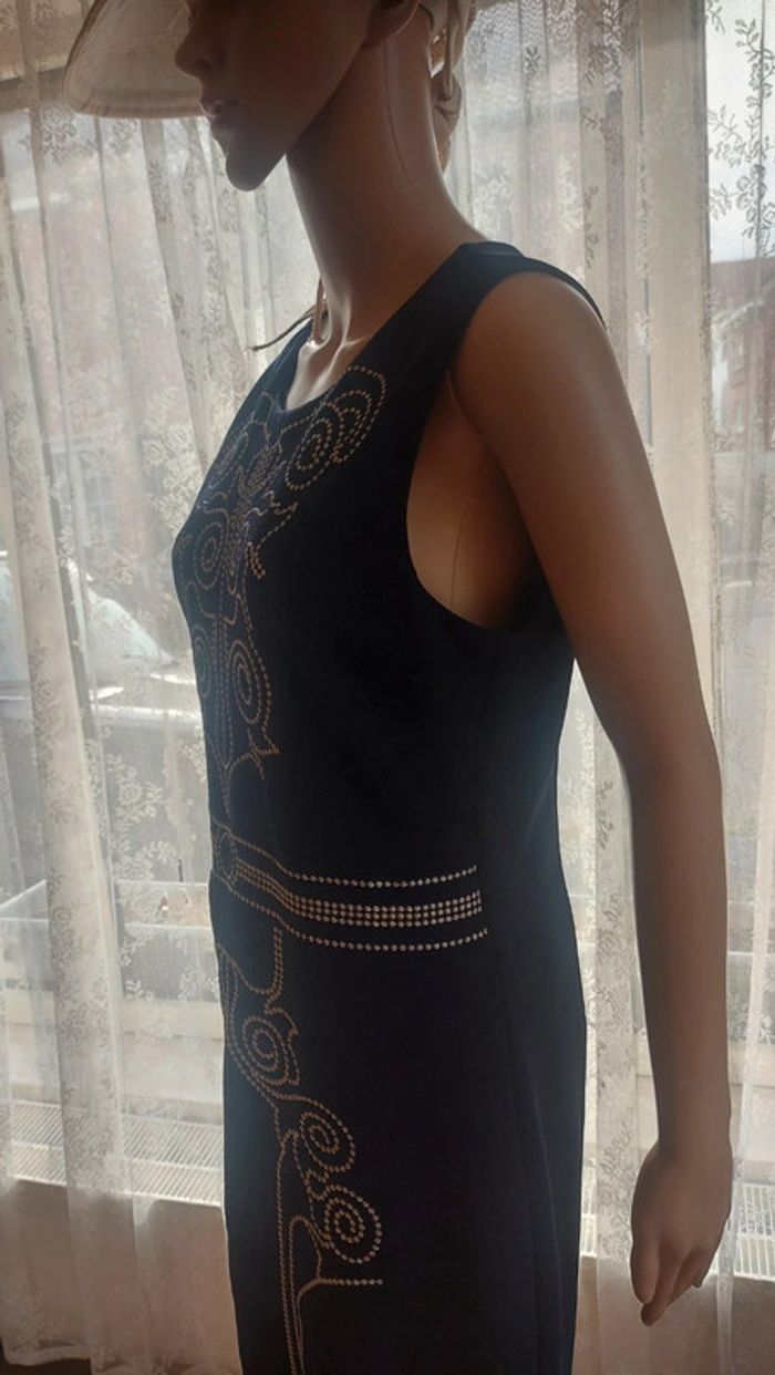 Robe bleu avec broderie K-design taille L - photo numéro 8