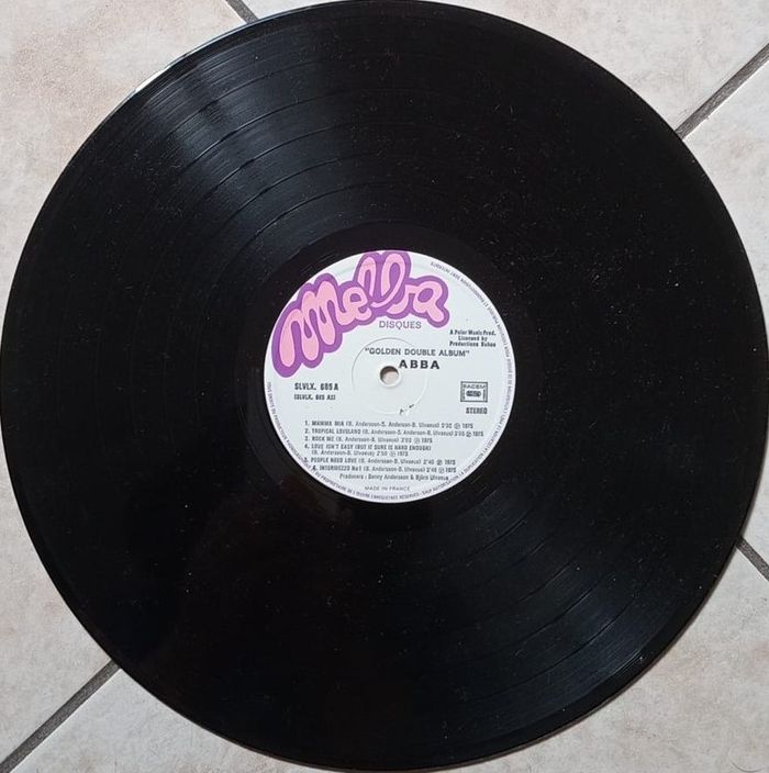 Vends Vinyle ABBA Golden double album vitesse 33 tours format 30 cm année 1976 - photo numéro 4