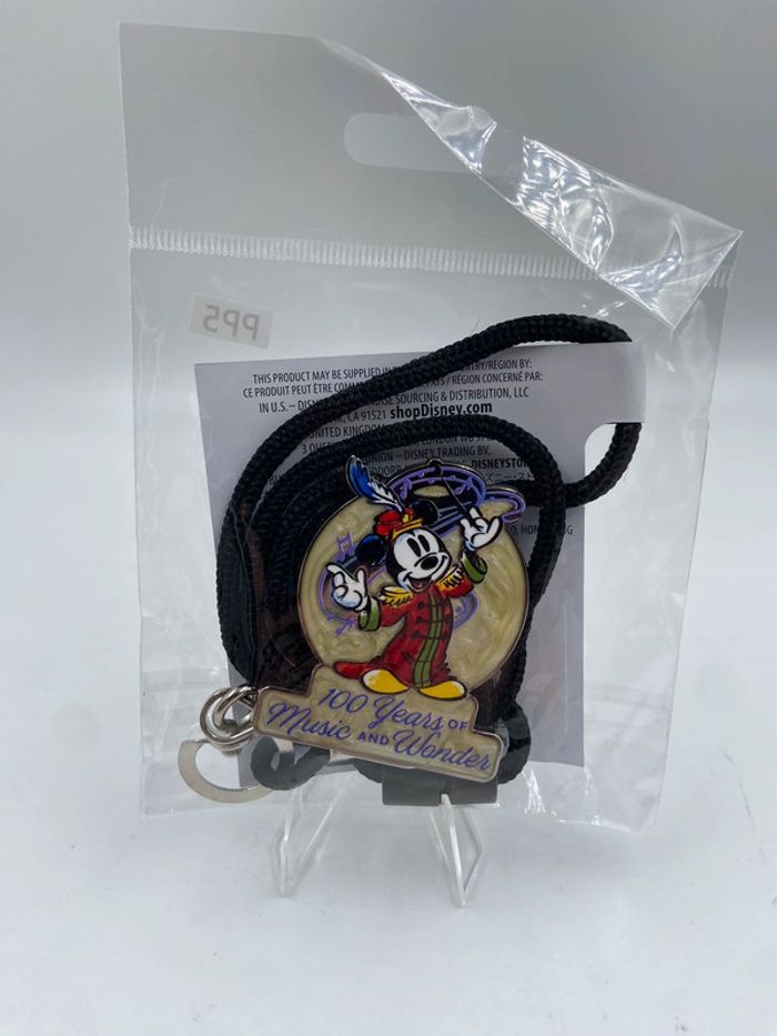 Lanière / collier / cordon édition limitée Mickey Mouse Disney100 Cast Member, The Band Concert