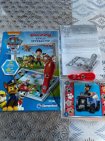 Jeu quizzy stylo interactif paw patrol 