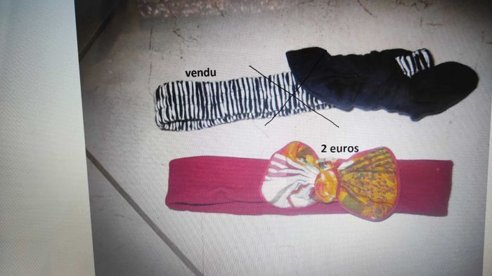 Lot de bandeaux fille