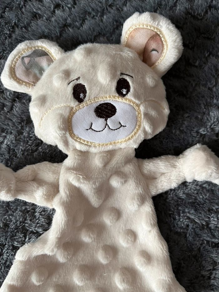 Doudou ours neuf artisanal - photo numéro 3