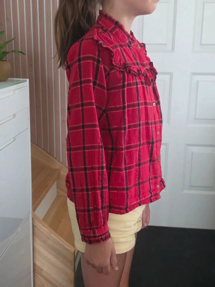 Chemise à carreaux tbe - photo numéro 3