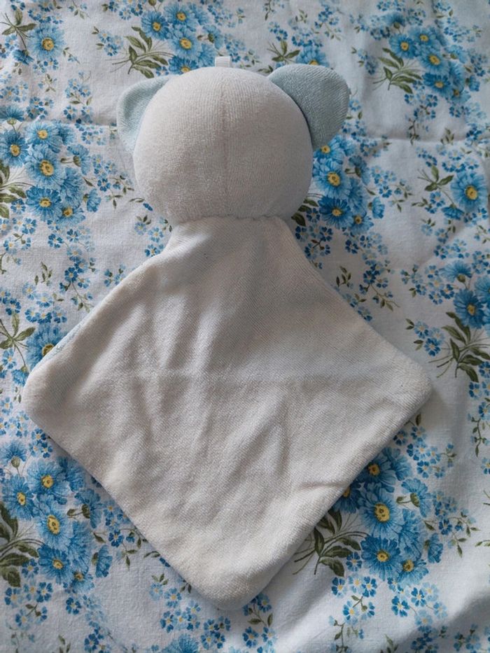 #5 Doudou chat brodé étoiles et champignons Siplec - photo numéro 2