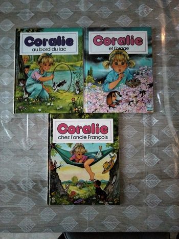 Lot de 3livres Coralie