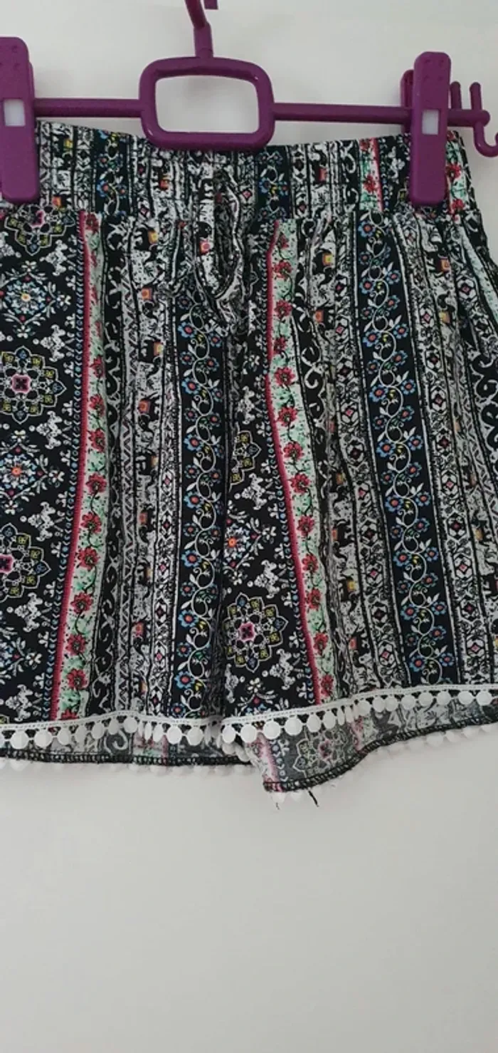 Short à motif fleur - photo numéro 2