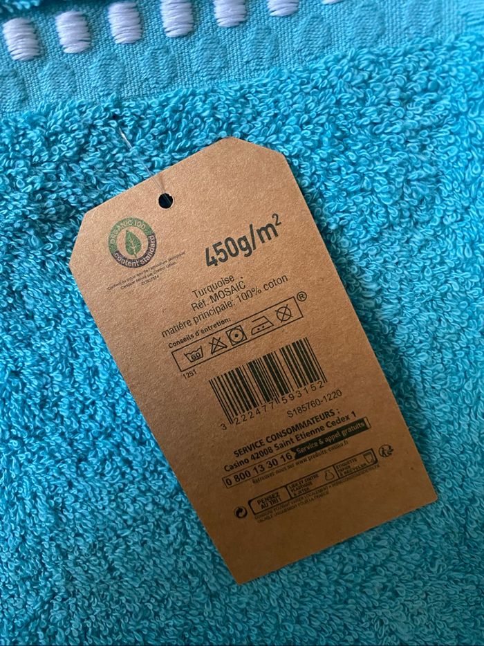 Lot linge de toilette sincère bio neuf - photo numéro 2