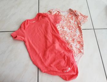 Lot de 2 bodys manches courtes