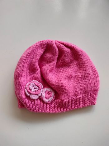 Bonnet rose H&M