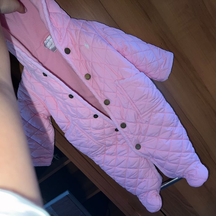 Combinaison fourrée rose