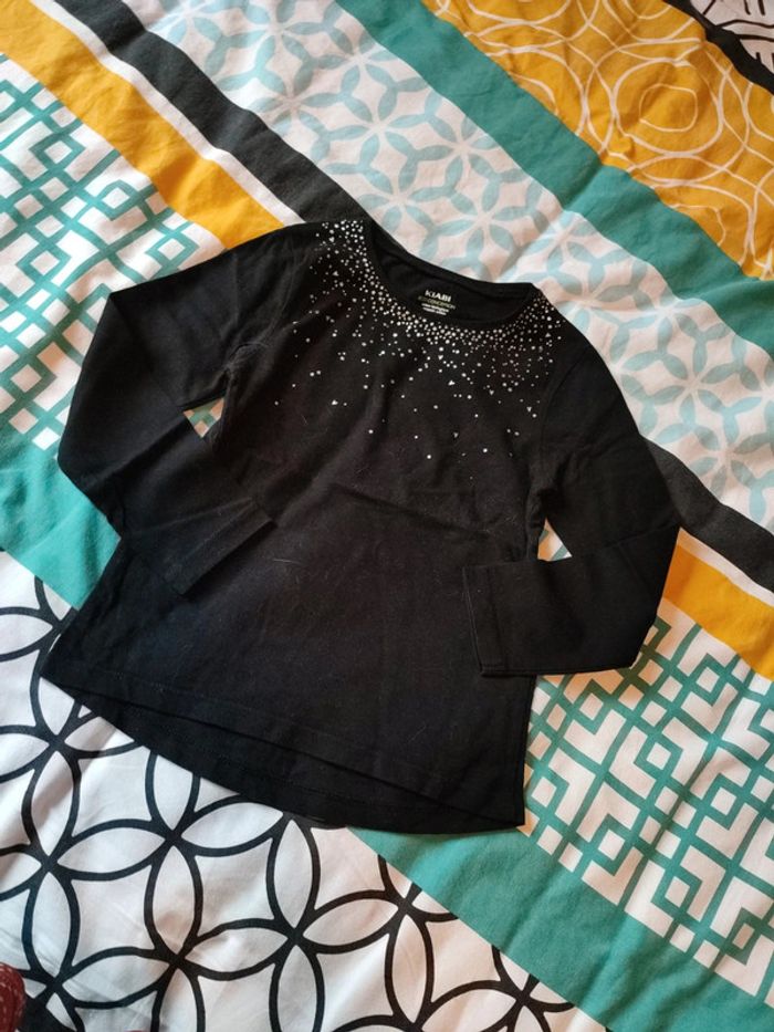 T-shirt manches longues noir