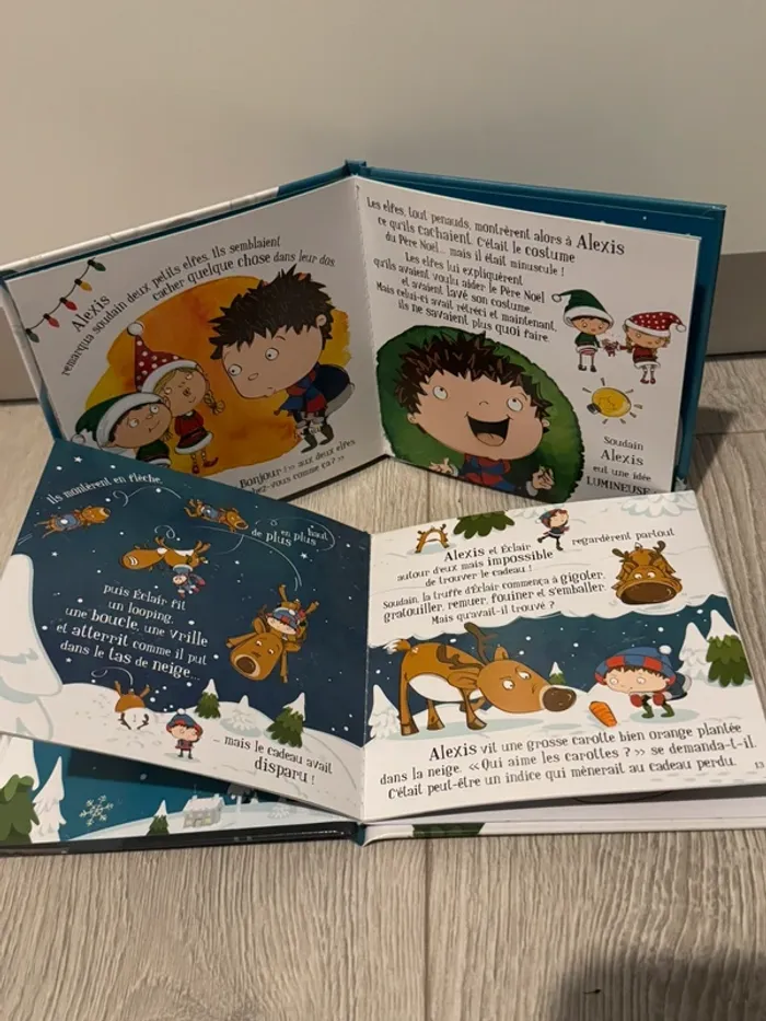 Lot 2 livres Noël prénom Alexis - photo numéro 2