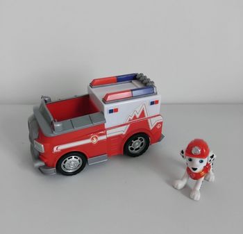 PAT PATROUILLE Camion Pompier Marcus Montagne  16 cm 🚒