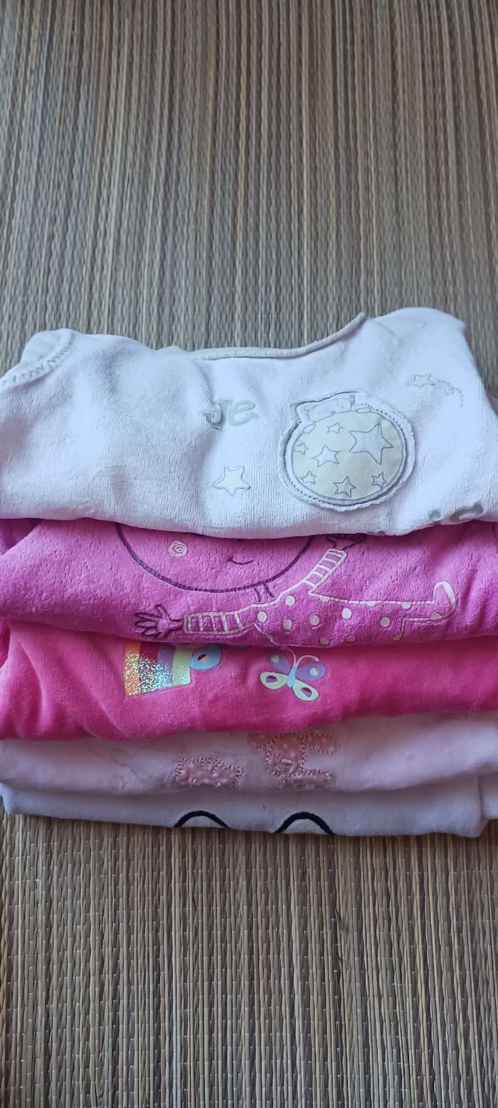 Lot 5 pyjamas velours