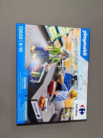 Playmobil Carrefour caissier