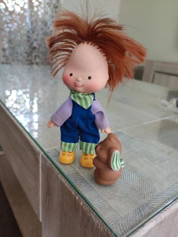 poupée+chien charlottes aux fraises Huckleberry pie