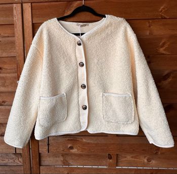 Veste gilet cardigan polaire