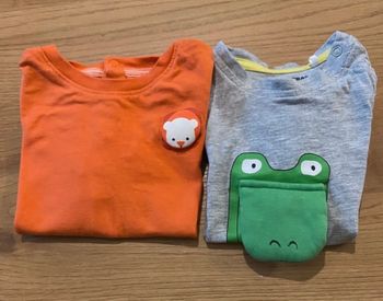 Lot de deux tee-shirts 6 mois