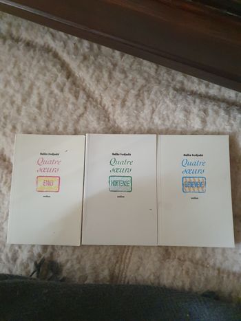 Livre quatre sœurs les 3 premier tomes