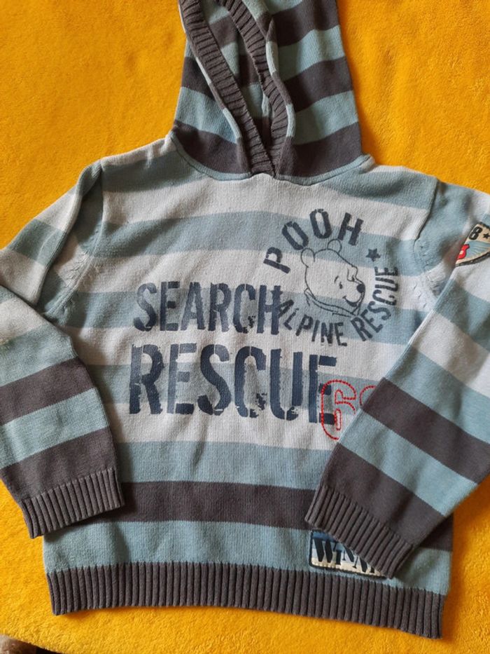 Pull à capuche winnie 4 ans