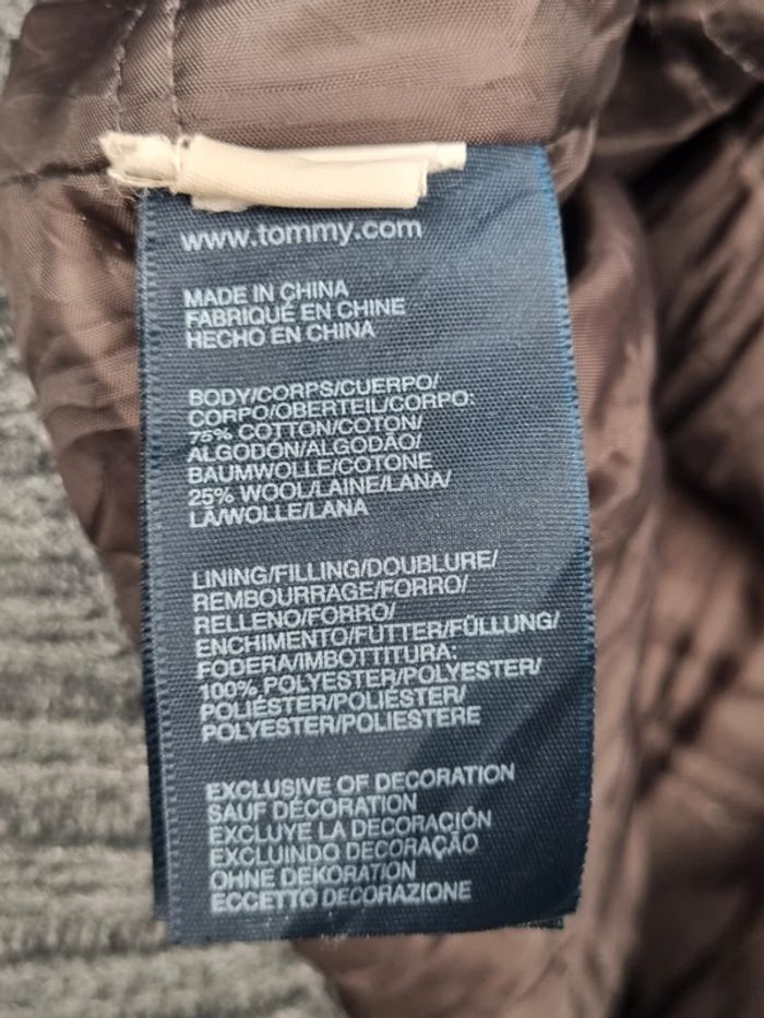 Pull 1/4 zip à capuche Tommy Hilfiger – Taille M Hommes (mesures en photos) - photo numéro 7