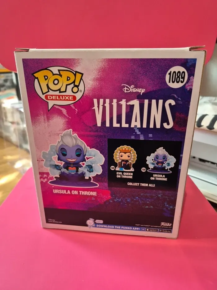 Funko pop Disney villains ursula on throne 1089 - photo numéro 3