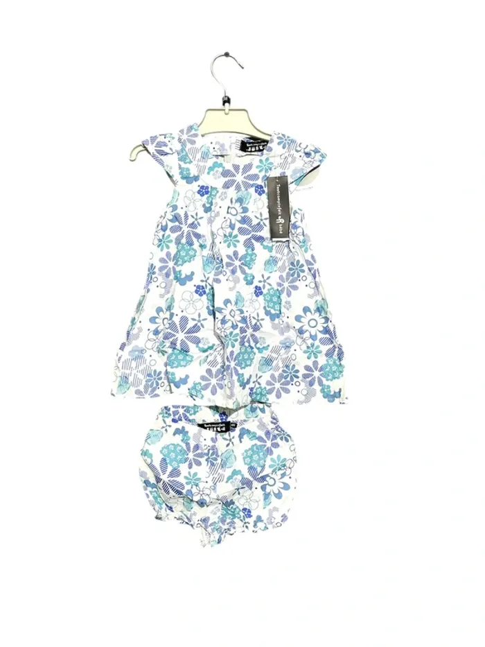 Ensemble bébé fille fleuri, neuf avec étiquette