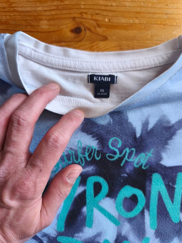 Tee-shirt garçon manches courtes – KIABI – Taille 8 ans - photo numéro 2