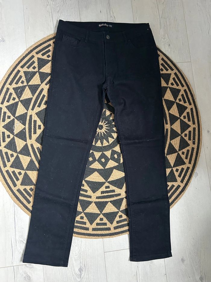 Pantalon noir femme poche dentelle 😍