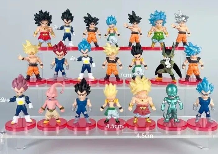 Lot de 21 Figurines Dragon Ball Z. Neuf
